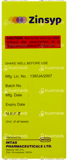Zinsyp Suspension 60ml
