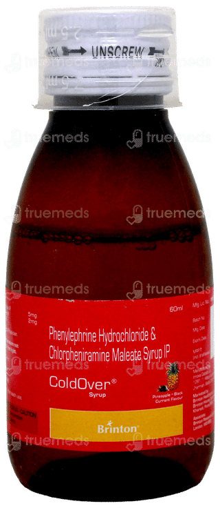 Coldover Pineapple And Black Currant Syrup 60Ml