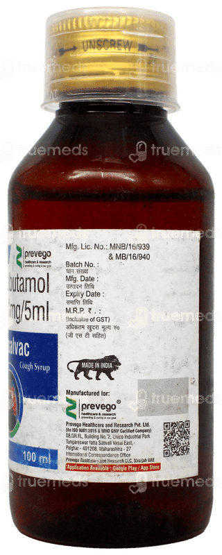 Levosalvac Syrup 100Ml