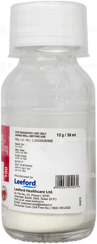 Cefitaxe 100 Strawberry Flavour Suspension 30ml