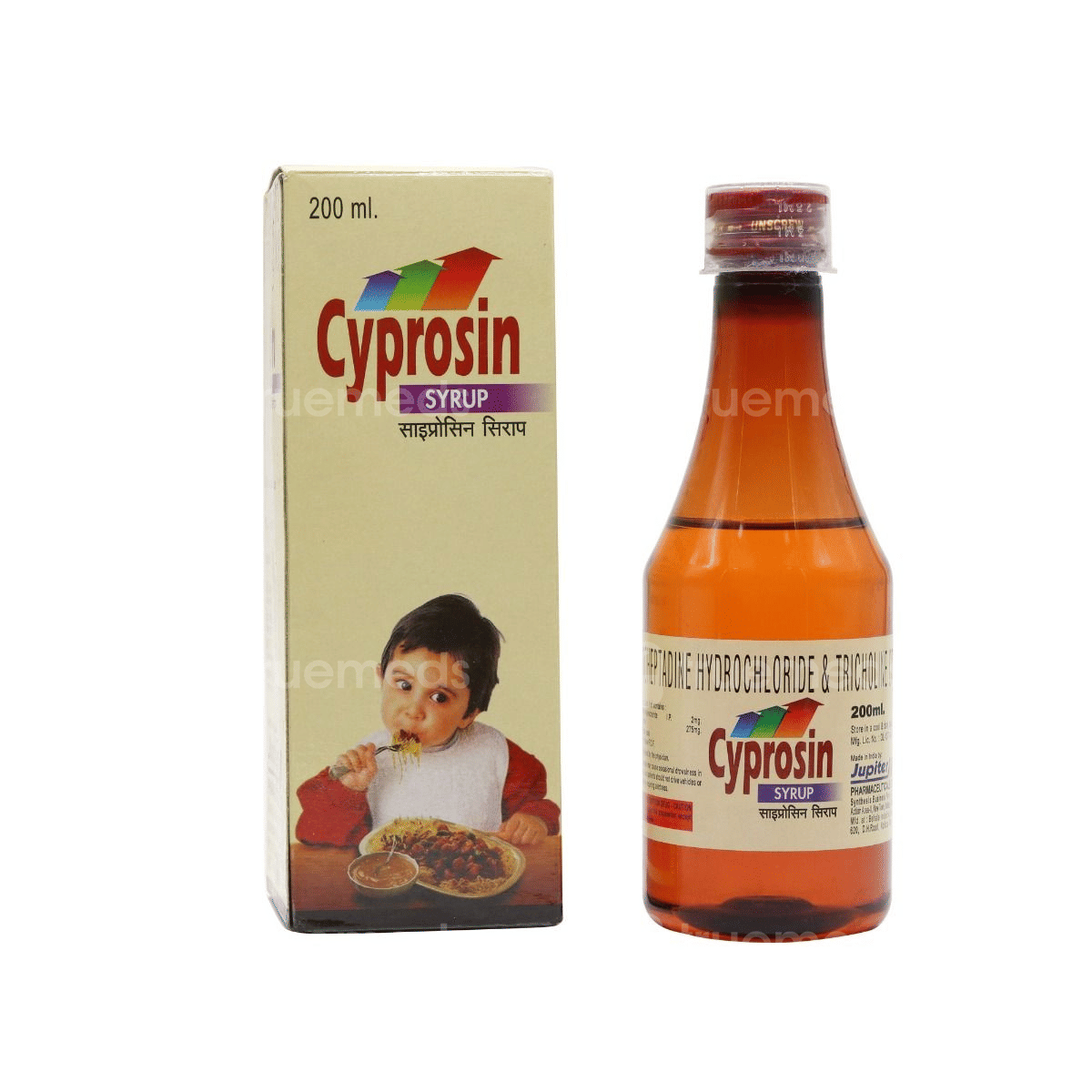 Cyprocin 2/275Mg Syrup 200Ml