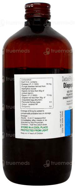 Diapepsin Ice Cream Flavoured Liquid 400ml