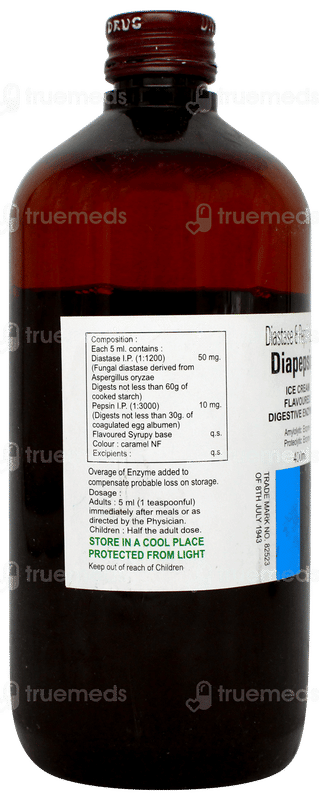 Diapepsin Ice Cream Flavoured Liquid 400ml
