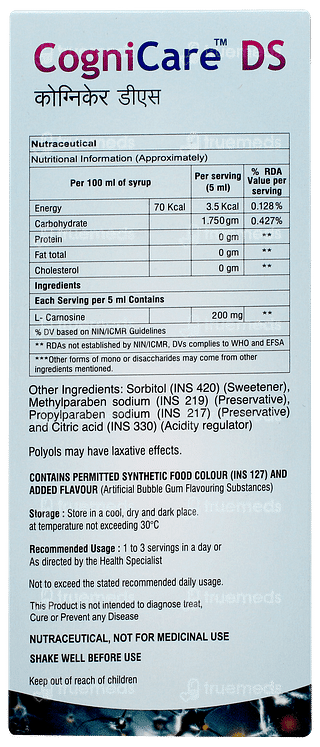 Cognicare Ds Syrup 200ml