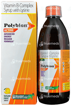 Polybion Active Advanced Energy Release Formula Mango Flavour Sugar Free Syrup 300 ML