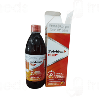 Polybion Active Sugar Free Syrup 300ml