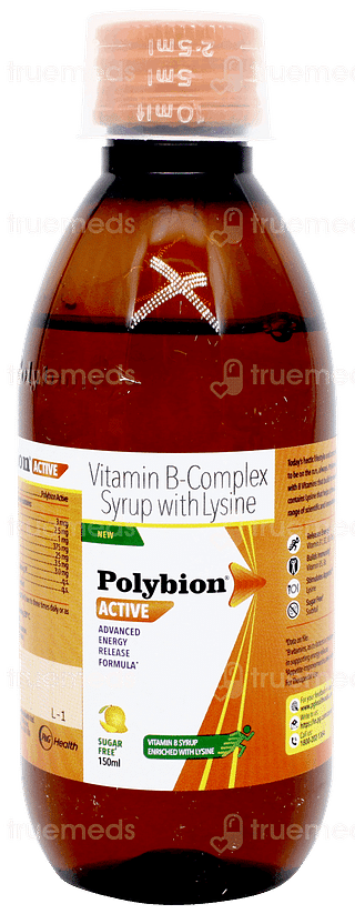 Polybion Active Sugar Free Syrup 150ml