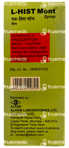 L Hist Mont Syrup 60ml