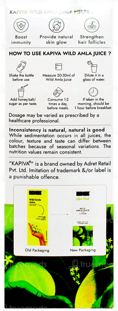 Kapiva Ayur Foods Wild Amla Juice 1 L