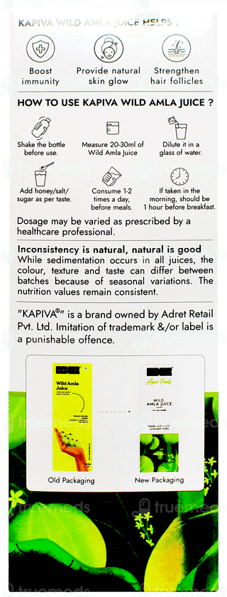 Kapiva Ayur Foods Wild Amla Juice 1 L