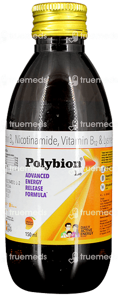 Polybion Lc Mango Flavour Syrup 150ml Polybion Lc Mango Flavour Syrup 150ml