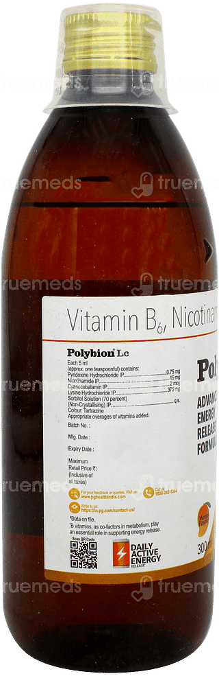 Polybion Lc Mango Flavour Syrup 300ml