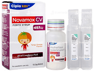 Novamox Cv Forte 400/57 MG Syrup 60 ML