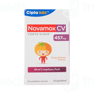 Novamox Cv Forte Tangy Orange Flavour Syrup 60ml