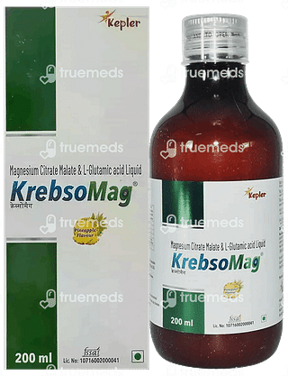 Krebsomag Pineapple Flavour Syrup 200ml