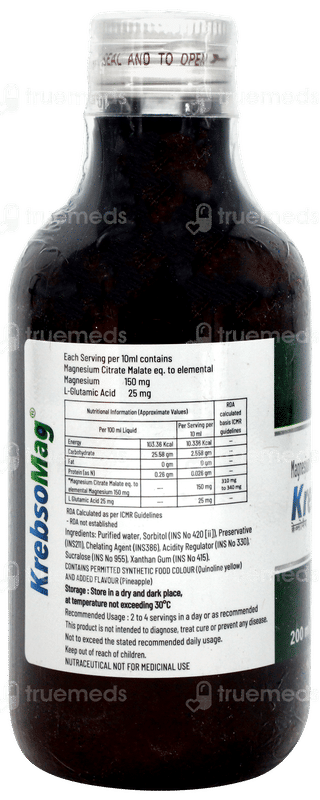 Krebsomag Pineapple Flavour Liquid 200ml