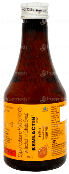 Kemlactin Mango Flavour Sugar Free Syrup 200ml
