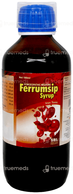 Sbl Ferrum Sip Syrup 180Ml Sbl Ferrum Sip Syrup 180Ml