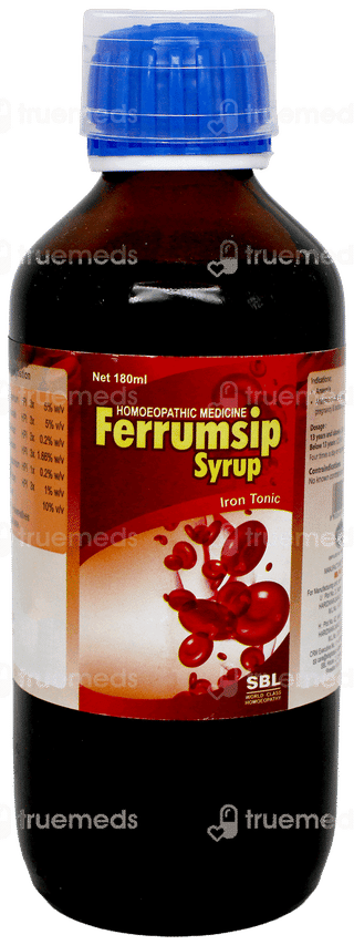 Sbl Ferrum Sip Syrup 180Ml