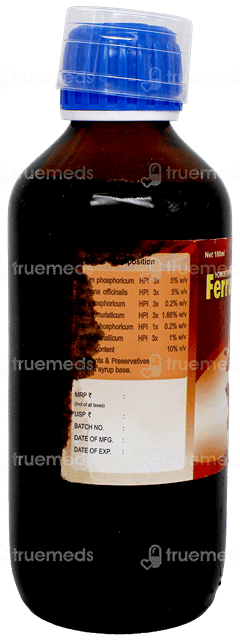 Sbl Ferrum Sip Syrup 180Ml Sbl Ferrum Sip Syrup 180Ml