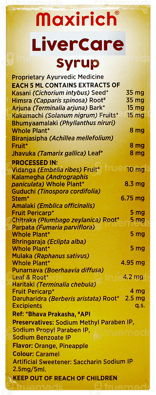 Maxirich Livercare Syrup 200ml