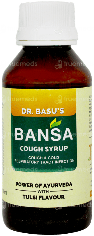 Dr Basus Bansa Cough Syrup 100ml