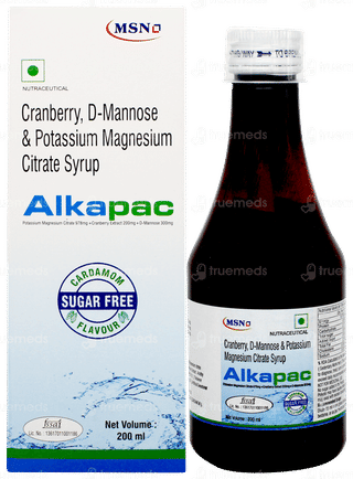Alkapac Cardamom Flavour Sugar Free Syrup 200ml