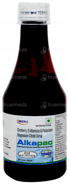 Alkapac Cardamom Flavour Sugar Free Syrup 200ml