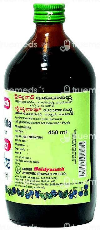 Baidyanath Khadirarishta 450ml