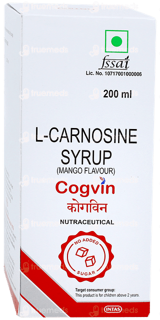 Cogvin Mango Flavour Syrup 200ml