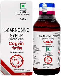 Cogvin Mango Flavour Syrup 200Ml Cogvin Mango Flavour Syrup 200Ml