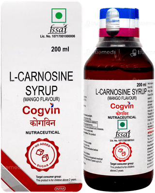 Cogvin Mango Flavour Syrup 200Ml