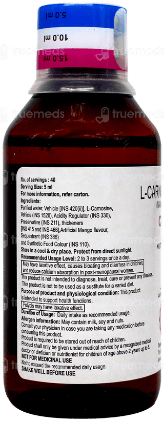 Cogvin Mango Flavour Syrup 200Ml