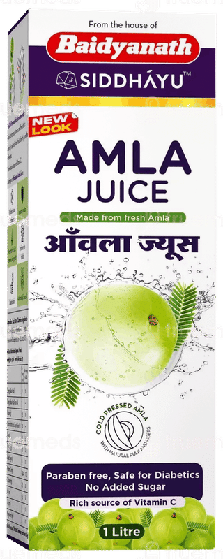 Baidyanath Amla No Added Sugar Juice 1Litre