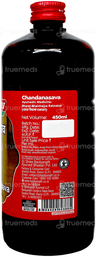 Baidyanath Chandanasava 450Ml