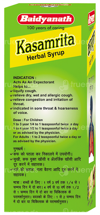 Baidyanath Kasamrit Herbal Syrup 200ml