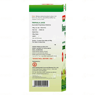 Baidyanath Triphala Juice 1 Litre