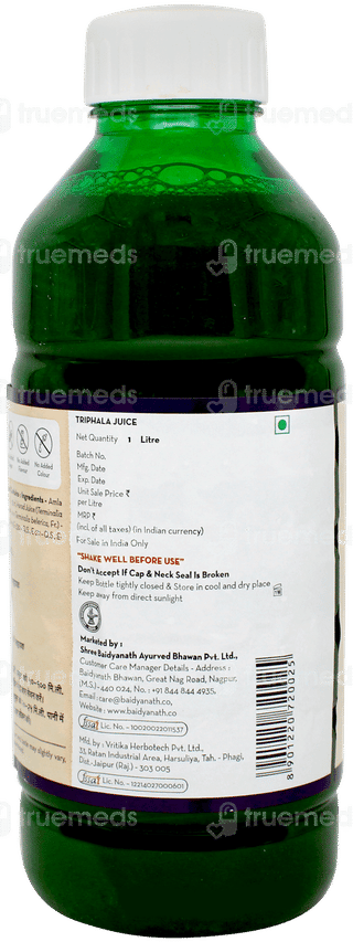 Baidyanath Triphala Juice 1000 ML