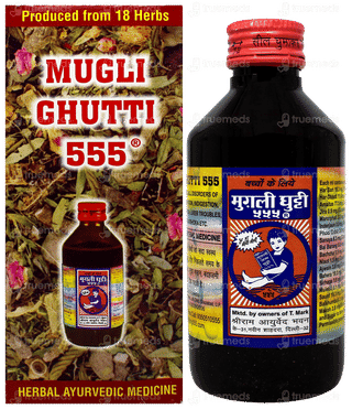 Mugli Ghutti 555 Syrup 180Ml