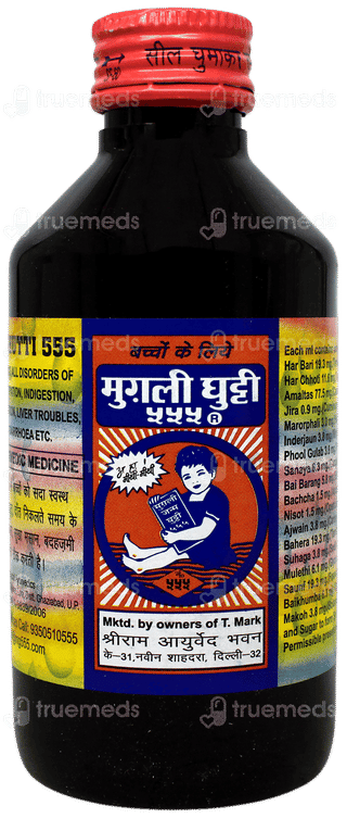 Mugli Ghutti 555 Syrup 180Ml