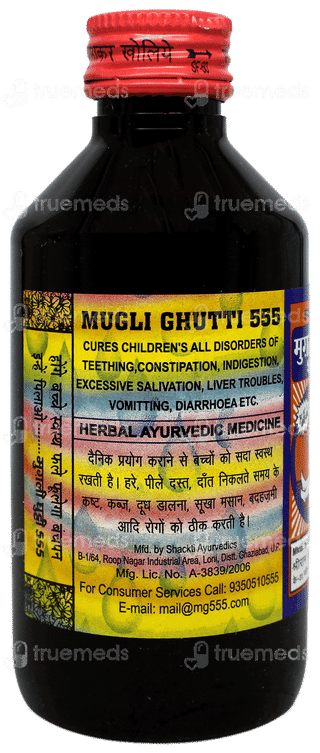 Mugli Ghutti 555 Syrup 180Ml