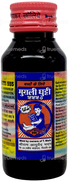 Mugli Ghutti 555 Syrup 60Ml