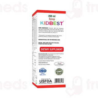 Healthbest Kidbest Multivitamin And Multimineral Syrup For Kids 200 ML