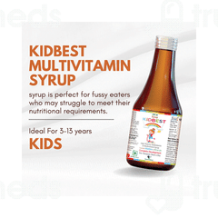 Healthbest Kidbest Multivitamin And Multimineral Syrup For Kids 200 ML