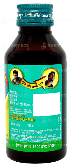 Zandu Ayurvedic Cough Syrup 100ml