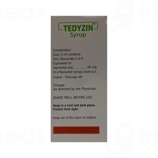 Tedyzin Mango Flavour Syrup 100ml