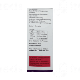 Ventryl Ls 1 Sugar Free Syrup 100ml