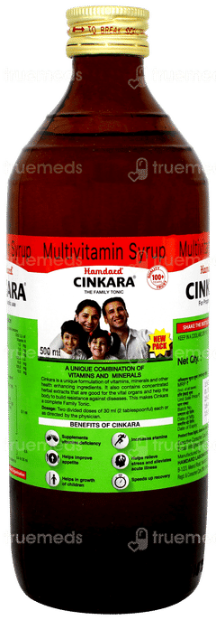Hamdard Cinkara Syrup 500ml