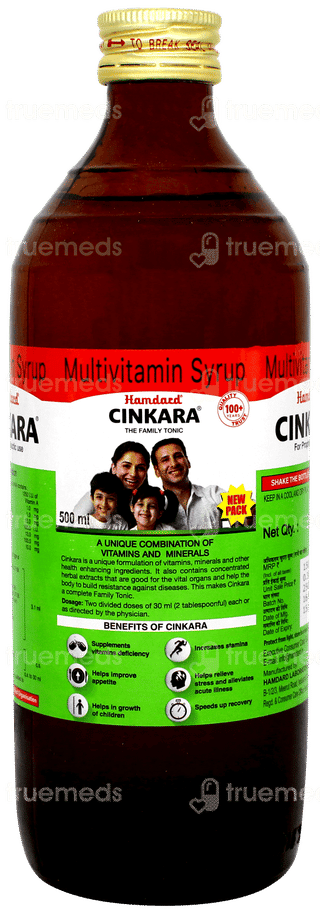 Hamdard Cinkara Syrup 500ml