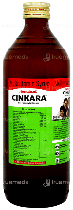 Hamdard Cinkara Syrup 500ml